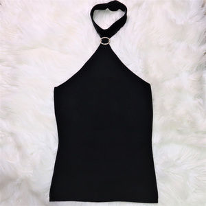 Georgiou Studio, Silk Black top, size P